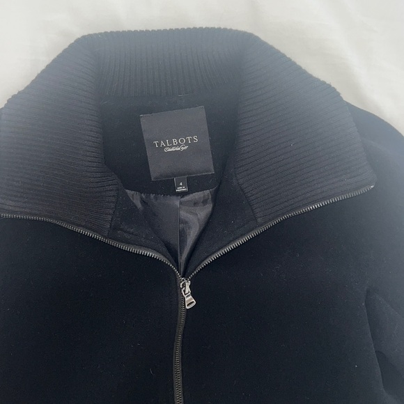Talbots Black Wool Jacket 4 - Picture 15 of 17